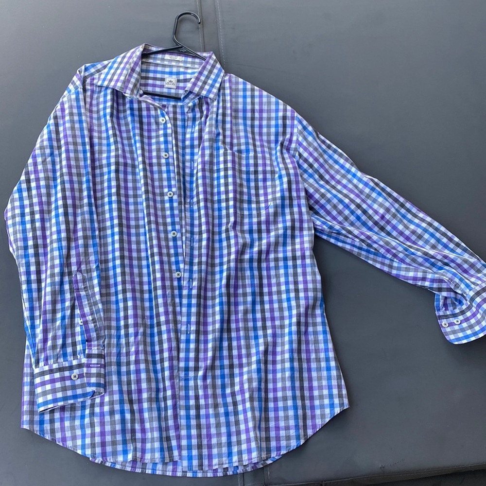 Checkered blue petter millar